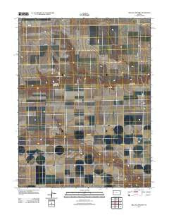 Beulah Cemetery Kansas Historical topographic map, 1:24000 scale, 7.5 X 7.5 Minute, Year 2012