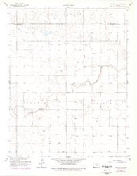 Big Bow NW Kansas Historical topographic map, 1:24000 scale, 7.5 X 7.5 Minute, Year 1959