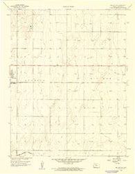 Big Bow SW Kansas Historical topographic map, 1:24000 scale, 7.5 X 7.5 Minute, Year 1959
