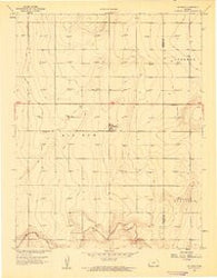 Big Bow Kansas Historical topographic map, 1:24000 scale, 7.5 X 7.5 Minute, Year 1959