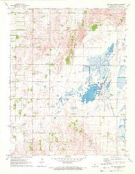 Big Salt Marsh Kansas Historical topographic map, 1:24000 scale, 7.5 X 7.5 Minute, Year 1971