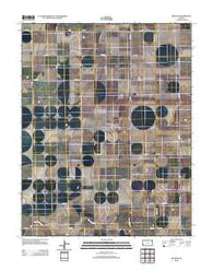 Big Bow Kansas Historical topographic map, 1:24000 scale, 7.5 X 7.5 Minute, Year 2012
