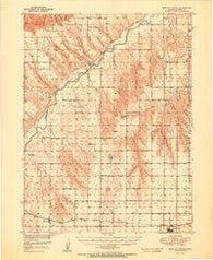 Bird City North Kansas Historical topographic map, 1:62500 scale, 15 X 15 Minute, Year 1951