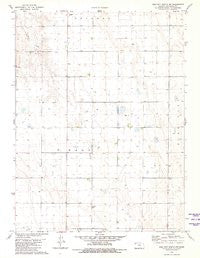 Bird City South NW Kansas Historical topographic map, 1:24000 scale, 7.5 X 7.5 Minute, Year 1981