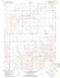 Bird City South SE Kansas Historical topographic map, 1:24000 scale, 7.5 X 7.5 Minute, Year 1981