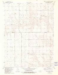 Bird City South SW Kansas Historical topographic map, 1:24000 scale, 7.5 X 7.5 Minute, Year 1981