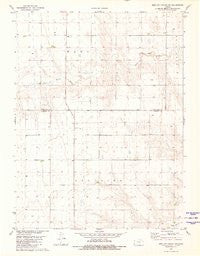 Bird City South SW Kansas Historical topographic map, 1:24000 scale, 7.5 X 7.5 Minute, Year 1981