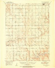 Bird City South Kansas Historical topographic map, 1:62500 scale, 15 X 15 Minute, Year 1951