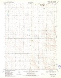 Bird City South Kansas Historical topographic map, 1:24000 scale, 7.5 X 7.5 Minute, Year 1981