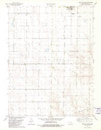 Bird City South Kansas Historical topographic map, 1:24000 scale, 7.5 X 7.5 Minute, Year 1981