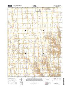 Bird City South Kansas Current topographic map, 1:24000 scale, 7.5 X 7.5 Minute, Year 2015