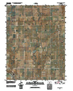 Black Wolf Kansas Historical topographic map, 1:24000 scale, 7.5 X 7.5 Minute, Year 2009
