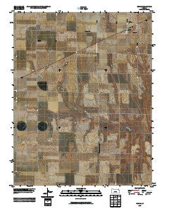 Bloom Kansas Historical topographic map, 1:24000 scale, 7.5 X 7.5 Minute, Year 2009