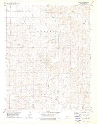 Bloom SE Kansas Historical topographic map, 1:24000 scale, 7.5 X 7.5 Minute, Year 1979