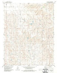 Bloom SE Kansas Historical topographic map, 1:24000 scale, 7.5 X 7.5 Minute, Year 1979
