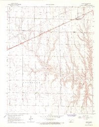 Bloom Kansas Historical topographic map, 1:24000 scale, 7.5 X 7.5 Minute, Year 1967