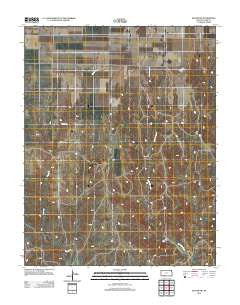 Bloom SW Kansas Historical topographic map, 1:24000 scale, 7.5 X 7.5 Minute, Year 2012