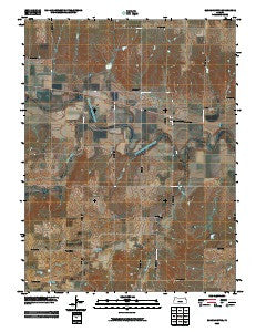 Bloomington Kansas Historical topographic map, 1:24000 scale, 7.5 X 7.5 Minute, Year 2009