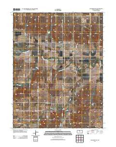 Bloomington Kansas Historical topographic map, 1:24000 scale, 7.5 X 7.5 Minute, Year 2012