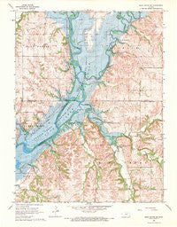 Blue Rapids SE Kansas Historical topographic map, 1:24000 scale, 7.5 X 7.5 Minute, Year 1968