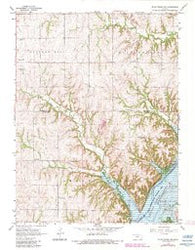 Blue Rapids SW Kansas Historical topographic map, 1:24000 scale, 7.5 X 7.5 Minute, Year 1968