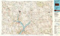 Blue Rapids Kansas Historical topographic map, 1:100000 scale, 30 X 60 Minute, Year 1986