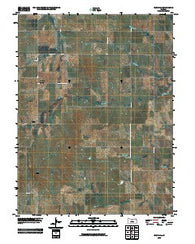 Blue Hill Kansas Historical topographic map, 1:24000 scale, 7.5 X 7.5 Minute, Year 2009