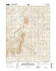 Blue Hill Kansas Current topographic map, 1:24000 scale, 7.5 X 7.5 Minute, Year 2015
