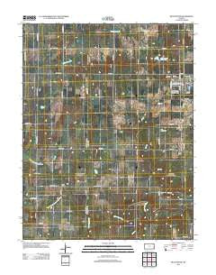 Blue Mound Kansas Historical topographic map, 1:24000 scale, 7.5 X 7.5 Minute, Year 2012