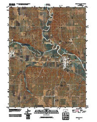 Blue Rapids Kansas Historical topographic map, 1:24000 scale, 7.5 X 7.5 Minute, Year 2009