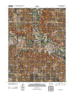 Blue Rapids Kansas Historical topographic map, 1:24000 scale, 7.5 X 7.5 Minute, Year 2012
