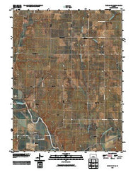 Blue Rapids NE Kansas Historical topographic map, 1:24000 scale, 7.5 X 7.5 Minute, Year 2009