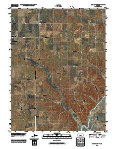 Blue Rapids SW Kansas Historical topographic map, 1:24000 scale, 7.5 X 7.5 Minute, Year 2009