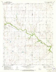 Bluff City East Kansas Historical topographic map, 1:24000 scale, 7.5 X 7.5 Minute, Year 1971