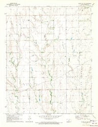 Bluff City NW Kansas Historical topographic map, 1:24000 scale, 7.5 X 7.5 Minute, Year 1971