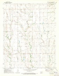 Bluff City NW Kansas Historical topographic map, 1:24000 scale, 7.5 X 7.5 Minute, Year 1971
