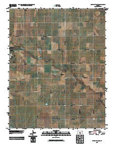 Bluff City East Kansas Historical topographic map, 1:24000 scale, 7.5 X 7.5 Minute, Year 2009
