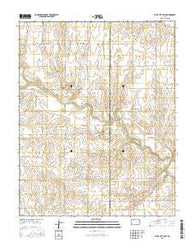Bluff City East Kansas Current topographic map, 1:24000 scale, 7.5 X 7.5 Minute, Year 2015