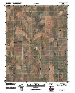 Bluff City NW Kansas Historical topographic map, 1:24000 scale, 7.5 X 7.5 Minute, Year 2010