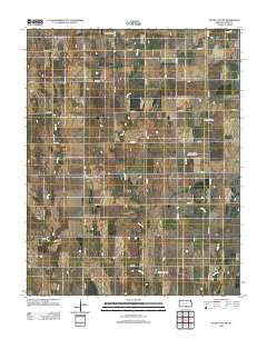 Bluff City NW Kansas Historical topographic map, 1:24000 scale, 7.5 X 7.5 Minute, Year 2012