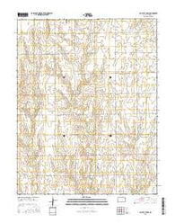 Bluff City NW Kansas Current topographic map, 1:24000 scale, 7.5 X 7.5 Minute, Year 2015