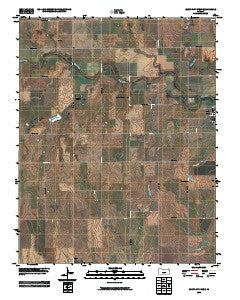 Bluff City West Kansas Historical topographic map, 1:24000 scale, 7.5 X 7.5 Minute, Year 2009