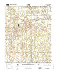 Bluff City West Kansas Current topographic map, 1:24000 scale, 7.5 X 7.5 Minute, Year 2015