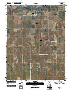 Bogue Kansas Historical topographic map, 1:24000 scale, 7.5 X 7.5 Minute, Year 2010