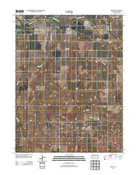 Bogue Kansas Historical topographic map, 1:24000 scale, 7.5 X 7.5 Minute, Year 2012