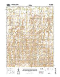 Bogue Kansas Current topographic map, 1:24000 scale, 7.5 X 7.5 Minute, Year 2015