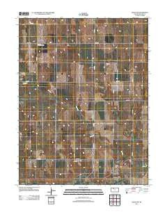 Bogue NW Kansas Historical topographic map, 1:24000 scale, 7.5 X 7.5 Minute, Year 2012
