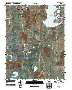 Boicourt Kansas Historical topographic map, 1:24000 scale, 7.5 X 7.5 Minute, Year 2009