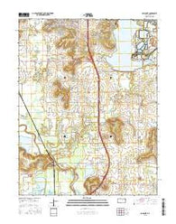Boicourt Kansas Current topographic map, 1:24000 scale, 7.5 X 7.5 Minute, Year 2015
