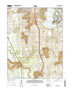 Boicourt Kansas Current topographic map, 1:24000 scale, 7.5 X 7.5 Minute, Year 2015